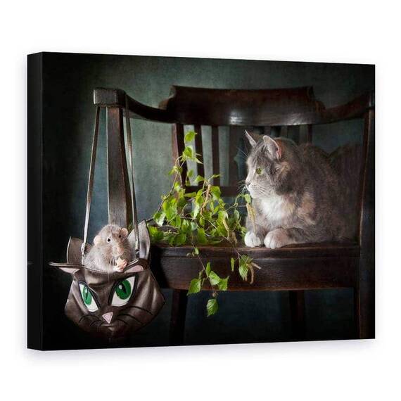 Tablou Canvas - Decat Sa Fii La Dieta, Marime: 75 x 100 cm - - Roveli