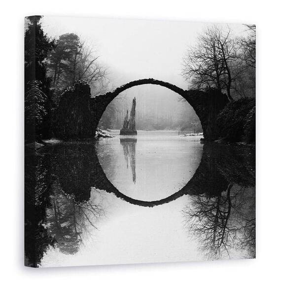 Tablou Canvas - Podul Diavolului, Marime: 90 x 90 cm - - Roveli