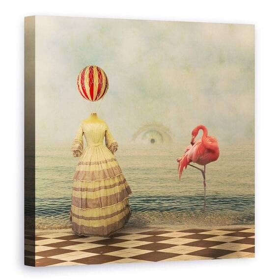 Tablou Canvas - Eyeland, Marime: 90 x 90 cm - - Roveli