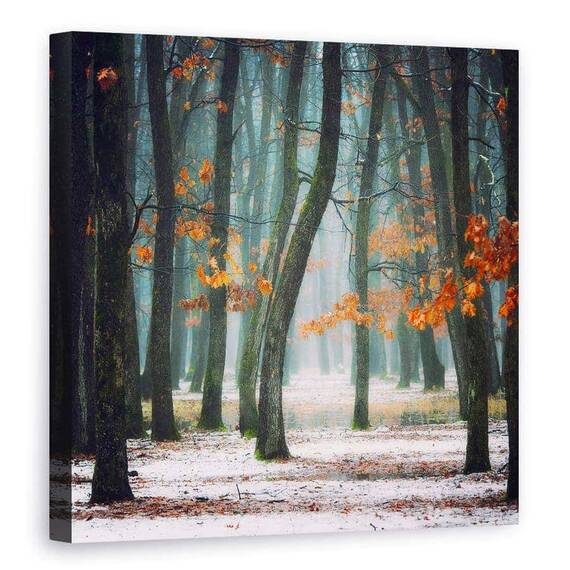 Tablou Canvas - Toamna In Sufletul Meu, Marime: 90 x 90 cm - - Roveli
