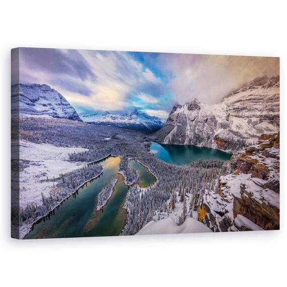Tablou Canvas - Lacul Ohara, Marime: 50 x 80 cm - - Roveli
