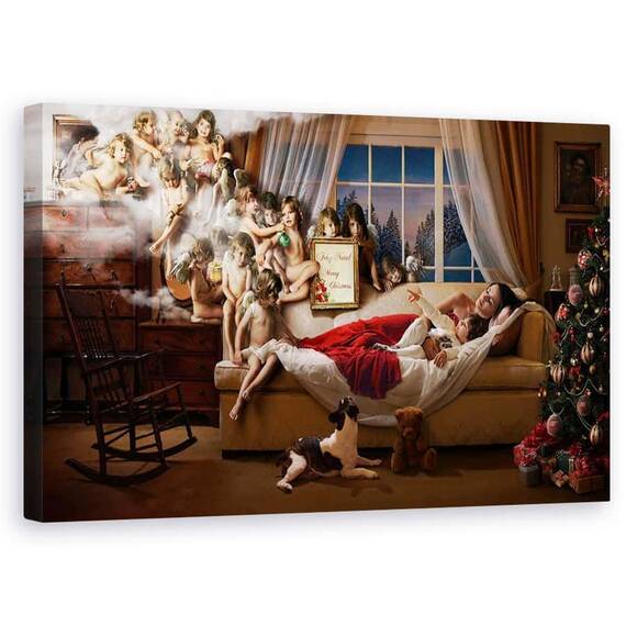 Tablou Canvas - Uite, Mami, Marime: 50 x 80 cm - - Roveli