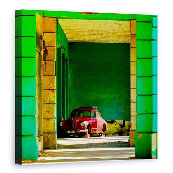 Tablou Canvas - Impresia Cuba, Marime: 90 x 90 cm - - Roveli