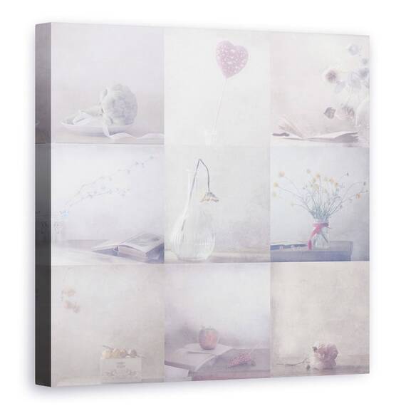 Tablou Canvas - Colectie De Lucruri Mici Si Dragalase, Marime: 90 x 90 cm - - Roveli