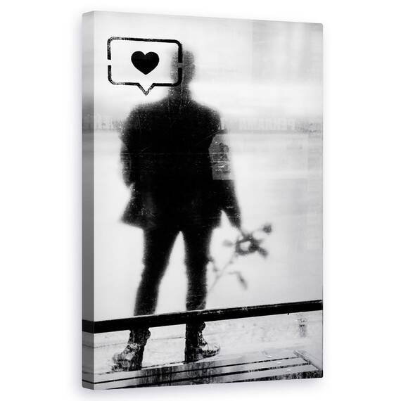 Tablou Canvas - Dragoste, Marime: 50 x 80 cm - - Roveli