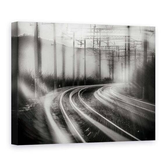 Tablou Canvas - Cai Ferate, Marime: 75 x 100 cm - - Roveli