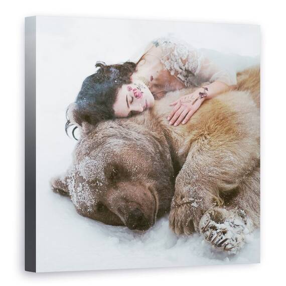 Tablou Canvas - Portret, Marime: 90 x 90 cm - - Roveli