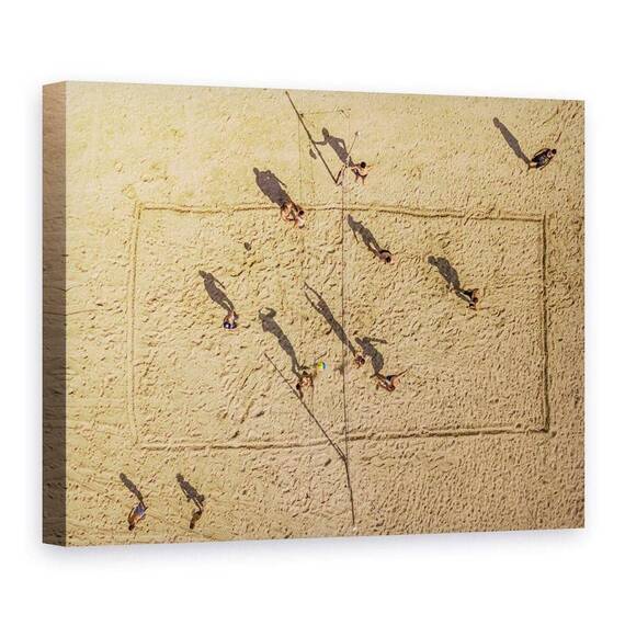 Tablou Canvas - Jucand Volei, Marime: 75 x 100 cm - - Roveli