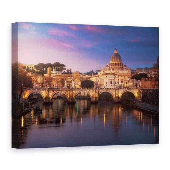 Tablou Canvas - Roma, Marime: 75 x 100 cm - - Roveli