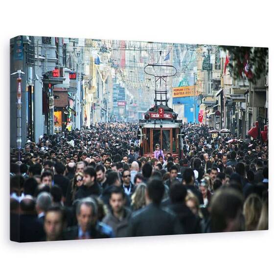 Tablou Canvas - Barca Pe Rau, Marime: 60 x 90 cm - - Roveli