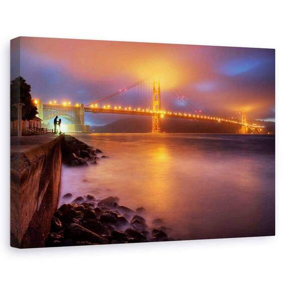 Tablou Canvas - Locul Unde Incepe Romantismul, Marime: 60 x 90 cm - - Roveli