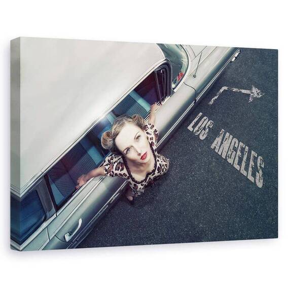 Tablou Canvas - Drumul De La Hollywood, Marime: 60 x 90 cm - - Roveli