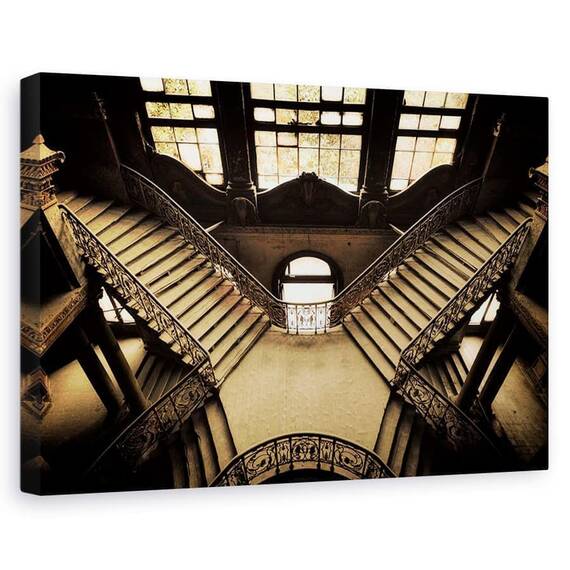Tablou Canvas - Palatul Abandonat, Marime: 60 x 90 cm - - Roveli