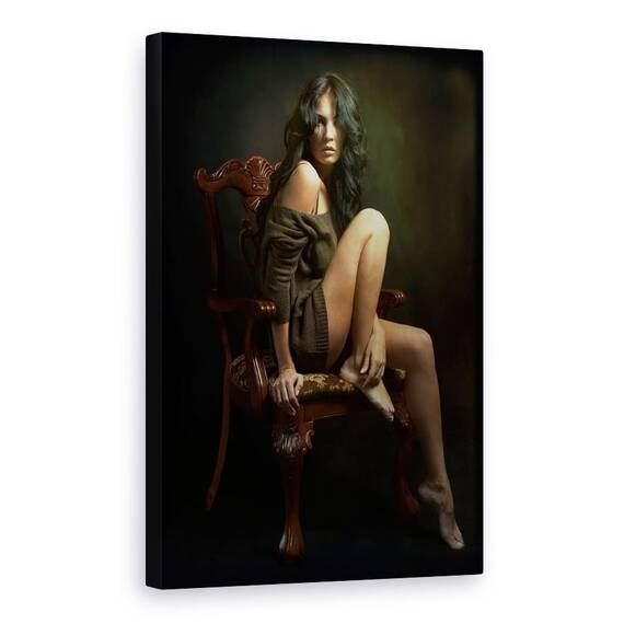 Tablou Canvas - Portretul Lui Helen, Marime: 60 x 90 cm - - Roveli