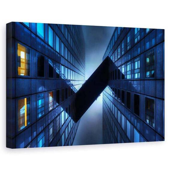 Tablou Canvas - La Defense, Marime: 60 x 90 cm - - Roveli