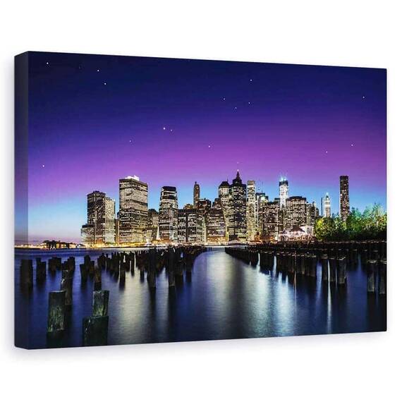 Tablou Canvas - New York Sky Line, Marime: 60 x 90 cm - - Roveli