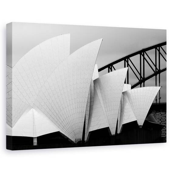 Tablou Canvas - Opera Din Sydney, Marime: 60 x 90 cm - - Roveli