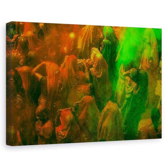 Tablou Canvas - Holi 2, Marime: 60 x 90 cm - - Roveli