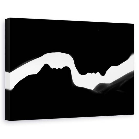 Tablou Canvas - Profilurile A Doua Femei, Marime: 60 x 90 cm - - Roveli