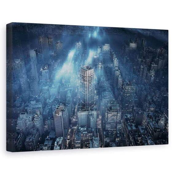Tablou Canvas - NYC, Marime: 60 x 90 cm - - Roveli