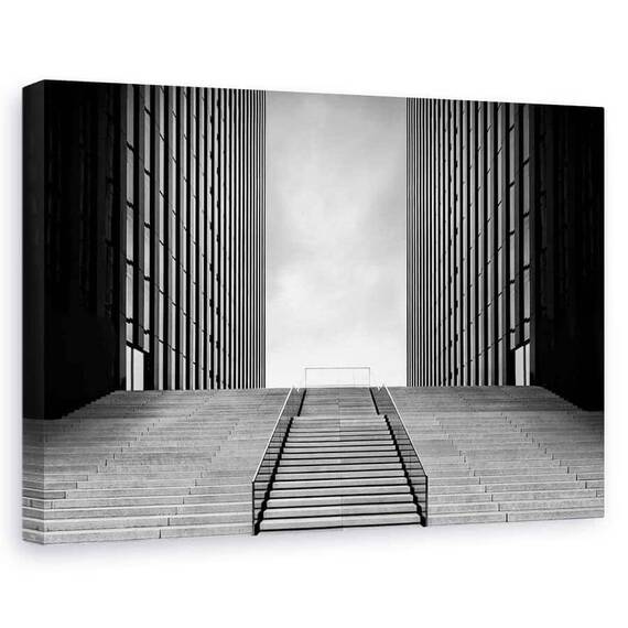 Tablou Canvas - Scara Catre Nimic, Marime: 60 x 90 cm - - Roveli