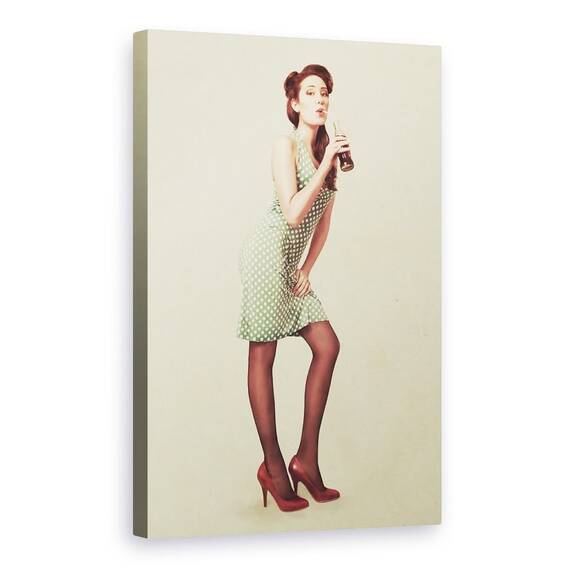 Tablou Canvas - Fata Frumoasa, Marime: 60 x 90 cm - - Roveli