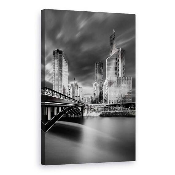 Tablou Canvas - Districtul Financiar, Marime: 60 x 90 cm - - Roveli