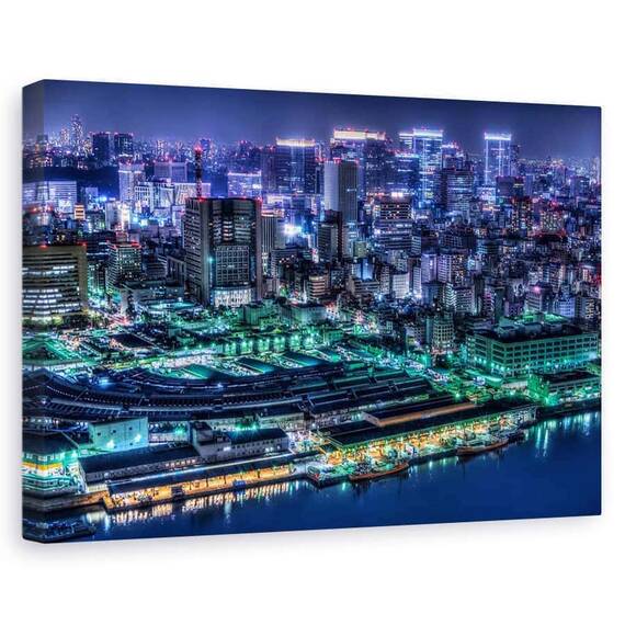 Tablou Canvas - Tokyo, Marime: 60 x 90 cm - - Roveli