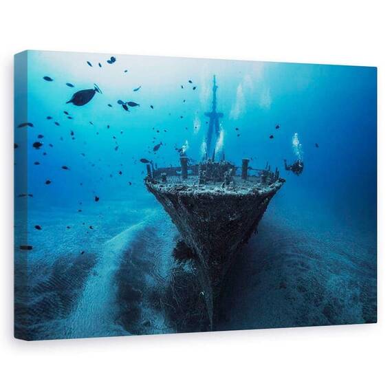 Tablou Canvas - Epave Hai Siang, Marime: 60 x 90 cm - - Roveli