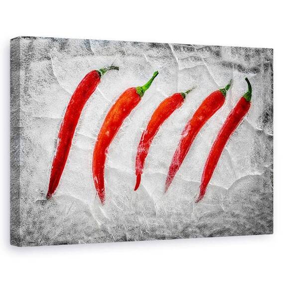 Tablou Canvas - Foc Congelat, Marime: 60 x 90 cm - - Roveli