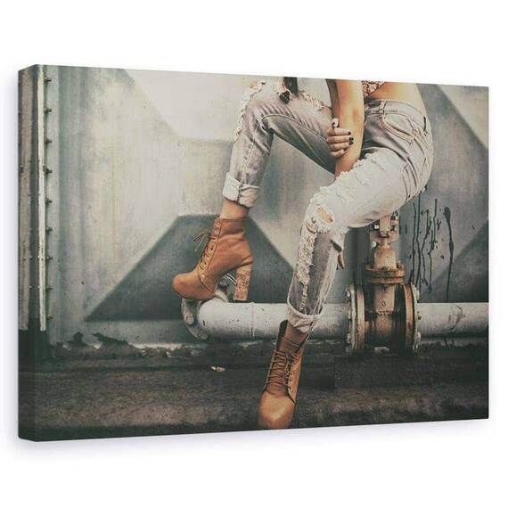Tablou Canvas - Cui ii Pasa, Marime: 60 x 90 cm - - Roveli