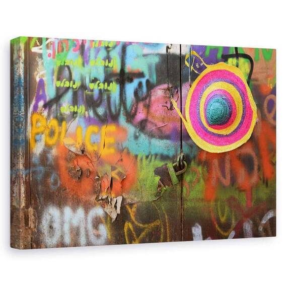 Tablou Canvas - Culori Stradale, Marime: 60 x 90 cm - - Roveli