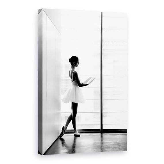 Tablou Canvas - Balerina, Marime: 60 x 90 cm - - Roveli