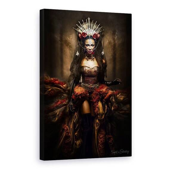 Tablou Canvas - Doamna Noptii - - Roveli