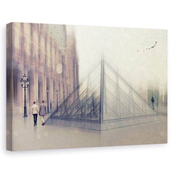 Tablou Canvas - Parisul Se Trezeste, Marime: 60 x 90 cm - - Roveli