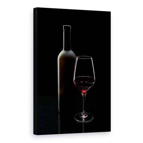 Tablou Canvas - Vin Rosu, Marime: 60 x 90 cm - - Roveli