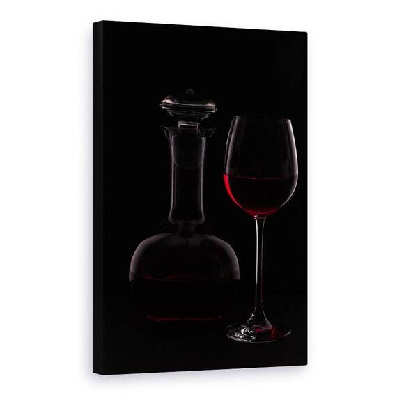Tablou Canvas - Vin Rosu - - Roveli