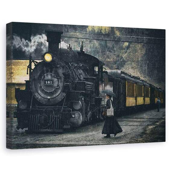 Tablou Canvas - Sfarsitul Liniei, Marime: 60 x 90 cm - - Roveli