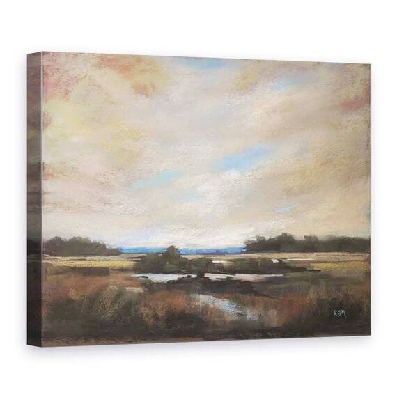 Tablou canvas - Natura, Peisaj, Apus De Soare, Pictura, Marime: 75 x 100 cm - - Roveli