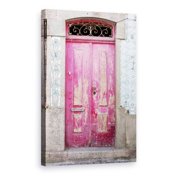 Tablou Canvas - Usa Portugheza, Purtata, Violet, Marime: 80 x 120 cm - - Roveli