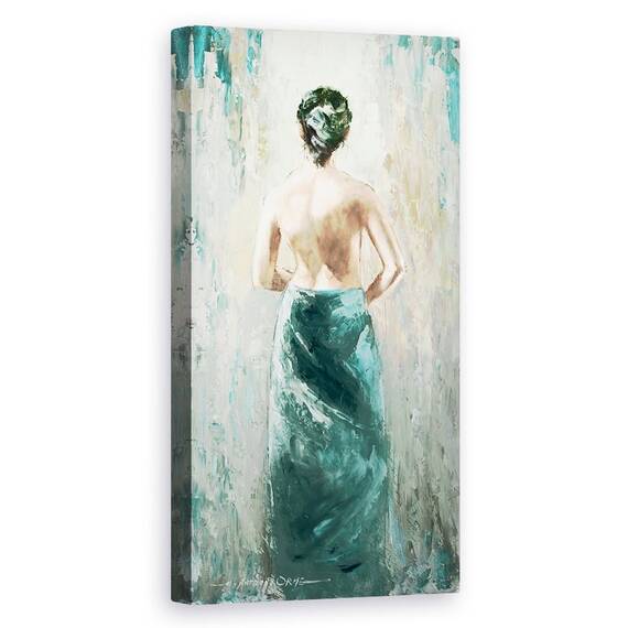 Tablou Canvas - Oameni, Femeie, Echilibru, Pictura, Marime: 50 x 100 cm - - Roveli