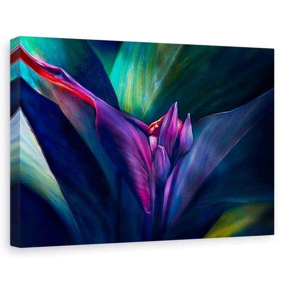 Tablou Canvas - Natura, Flori, Petale Retro, Pictura - - Roveli