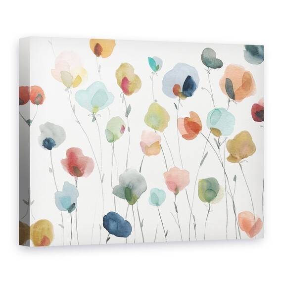 Tablou canvas - Flori, Colorate, Camp De Acadele, Pictura - - Roveli
