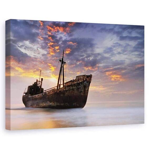 Tablou Canvas - Calatorul Intunecat, Marime: 60 x 90 cm - - Roveli