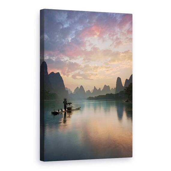 Tablou Canvas - Rasarit, Marime: 60 x 90 cm - - Roveli