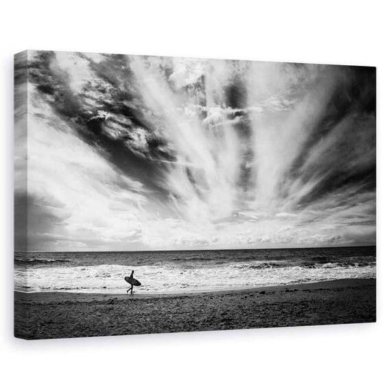 Tablou Canvas - Singuratatea Unui Surfer, Marime: 60 x 90 cm - - Roveli
