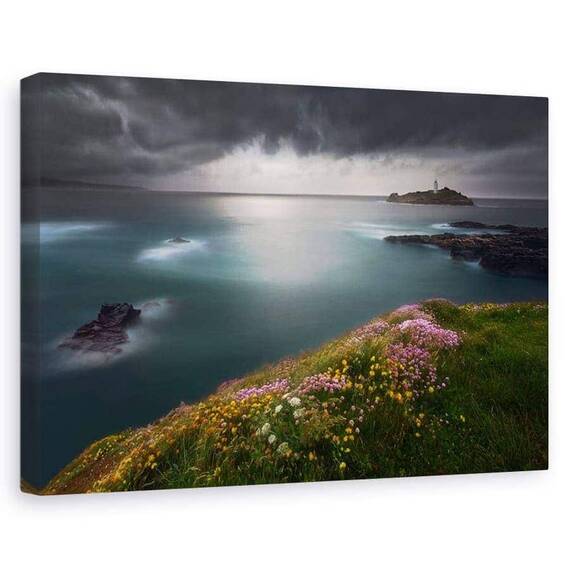 Tablou Canvas - Punctul Godrevy, Marime: 60 x 90 cm - - Roveli