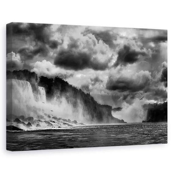 Tablou Canvas - Domnisoara Din Ceata, Marime: 60 x 90 cm - - Roveli