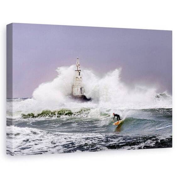 Tablou Canvas - Surfer, Marime: 60 x 90 cm - - Roveli
