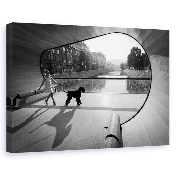 Tablou Canvas - Moment Pe Pod, Marime: 60 x 90 cm - - Roveli
